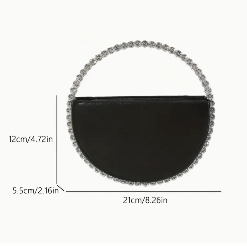 🖤 The Heiress Halo Clutch Bag